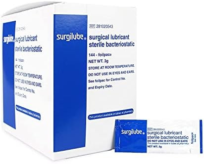 Surgilube 3 g FoilPac Packets, 432 packets (3 boxes)