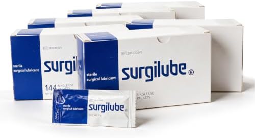 Surgilube 5 g FoilPac Packets, 864 packets (6 boxes)