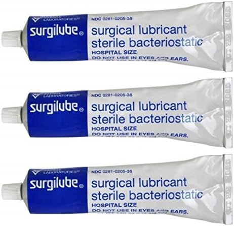 Surgilube 4.25 oz Screw-Top Tube, pack of 3
